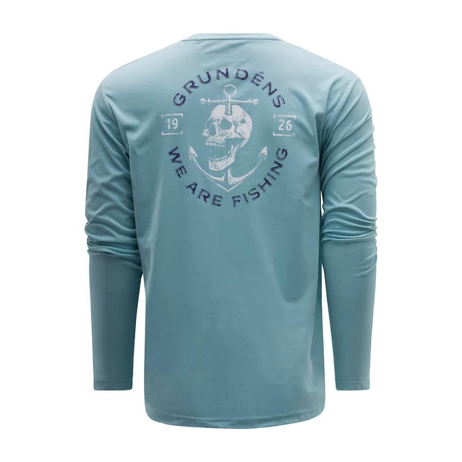 Men Grundéns Anchor Down Ls Tech Tee