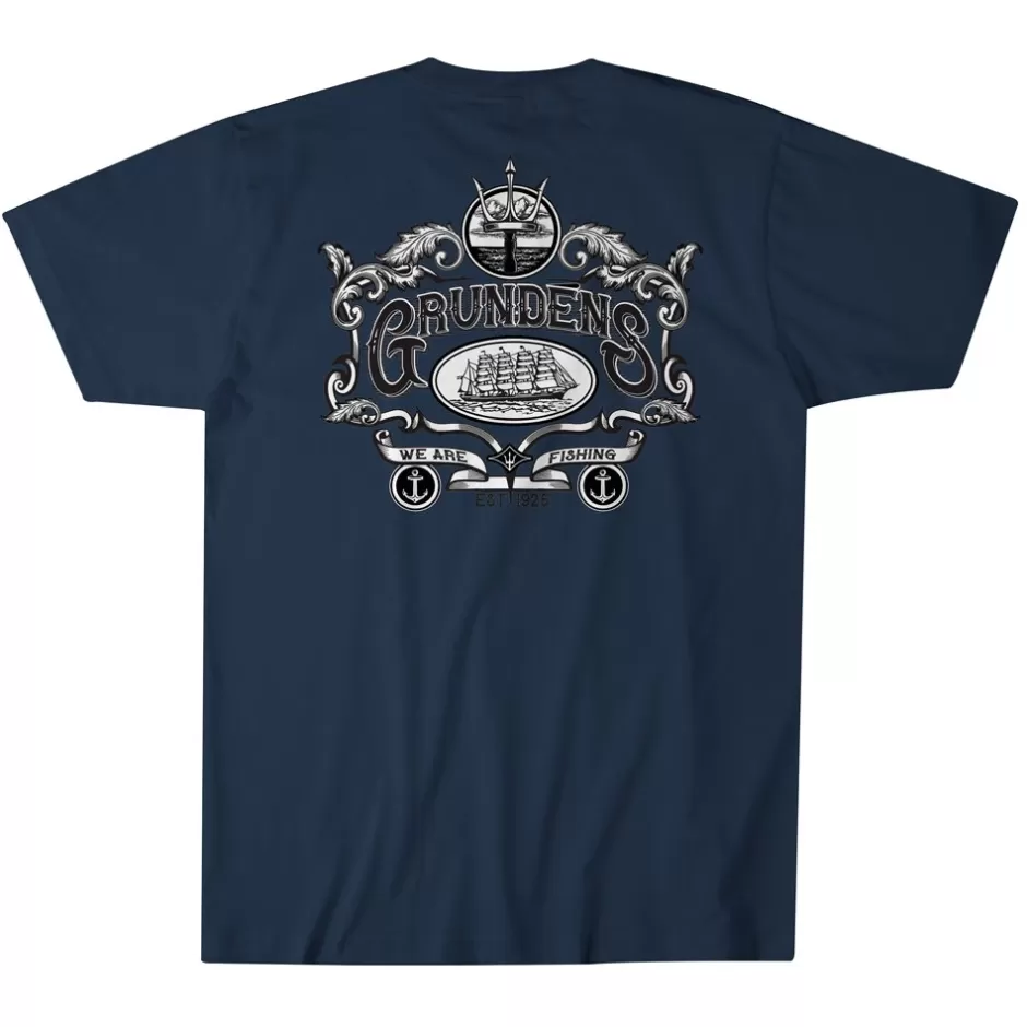 Men Grundéns Crest Ss T-Shirt