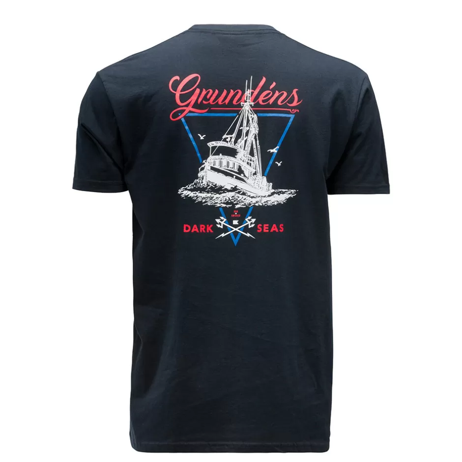 Men Grundéns Dark Seas X Grundens Long Range T-Shirt