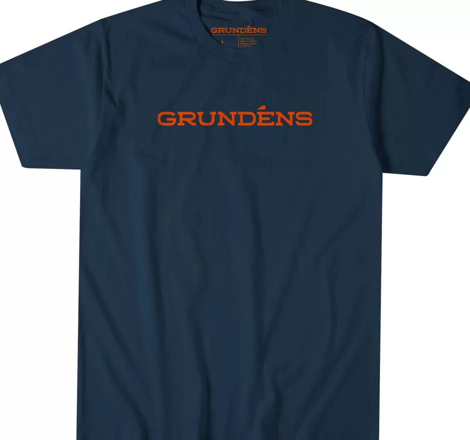 Men Grundéns Grundens Wordmark T-Shirt