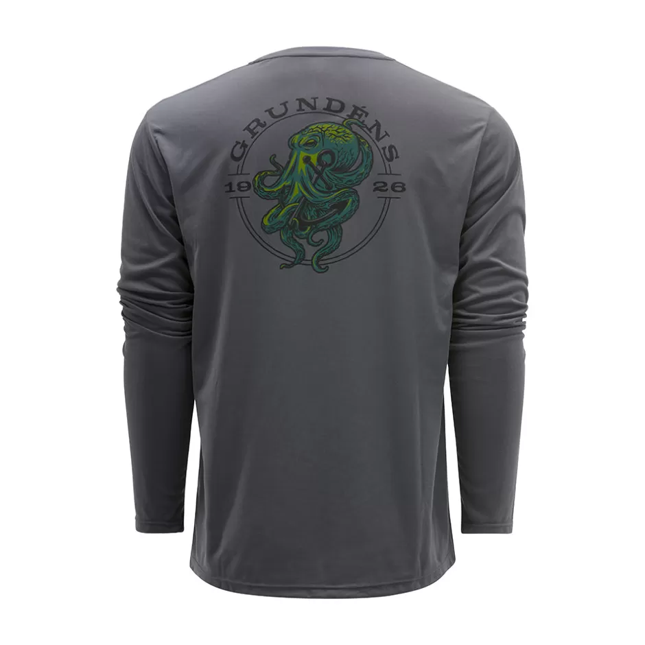 Men Grundéns Kraken Ls Tech Tee