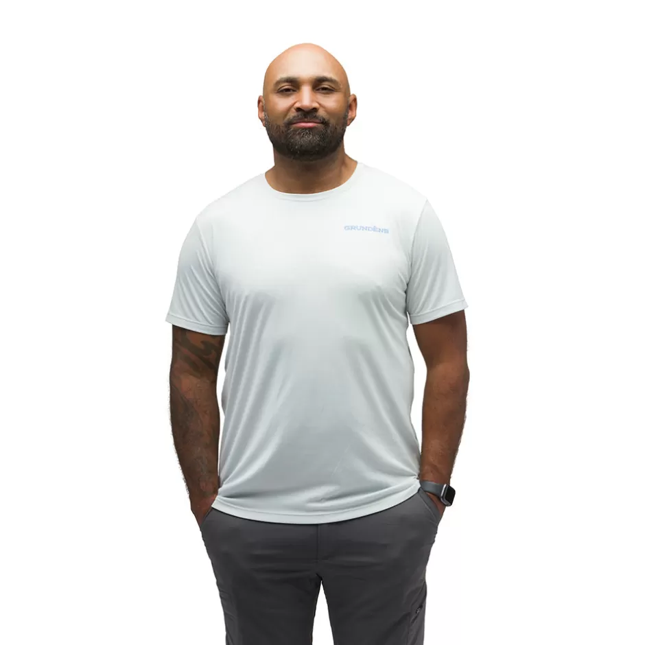 Men Grundéns Linear Wave Ss Tech Tee