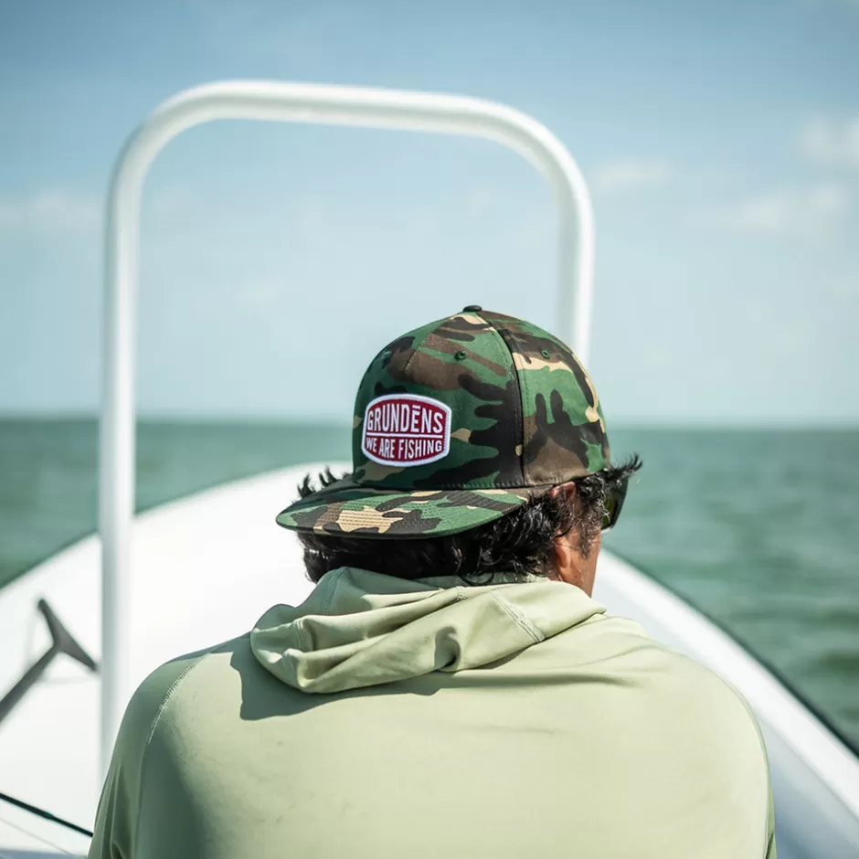 Men Grundéns We Are Fishing Camo Trucker