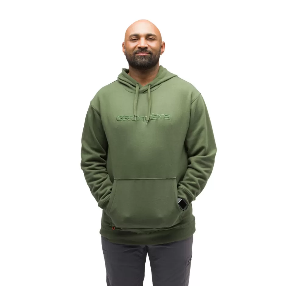 Men Grundéns Wordmark Embroidered Hoodie